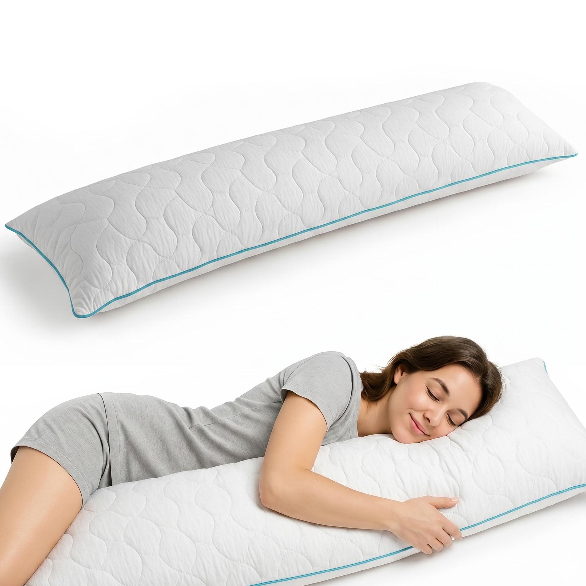 Oreiller Vital-Dream pour dormeurs latéraux, housse incluse