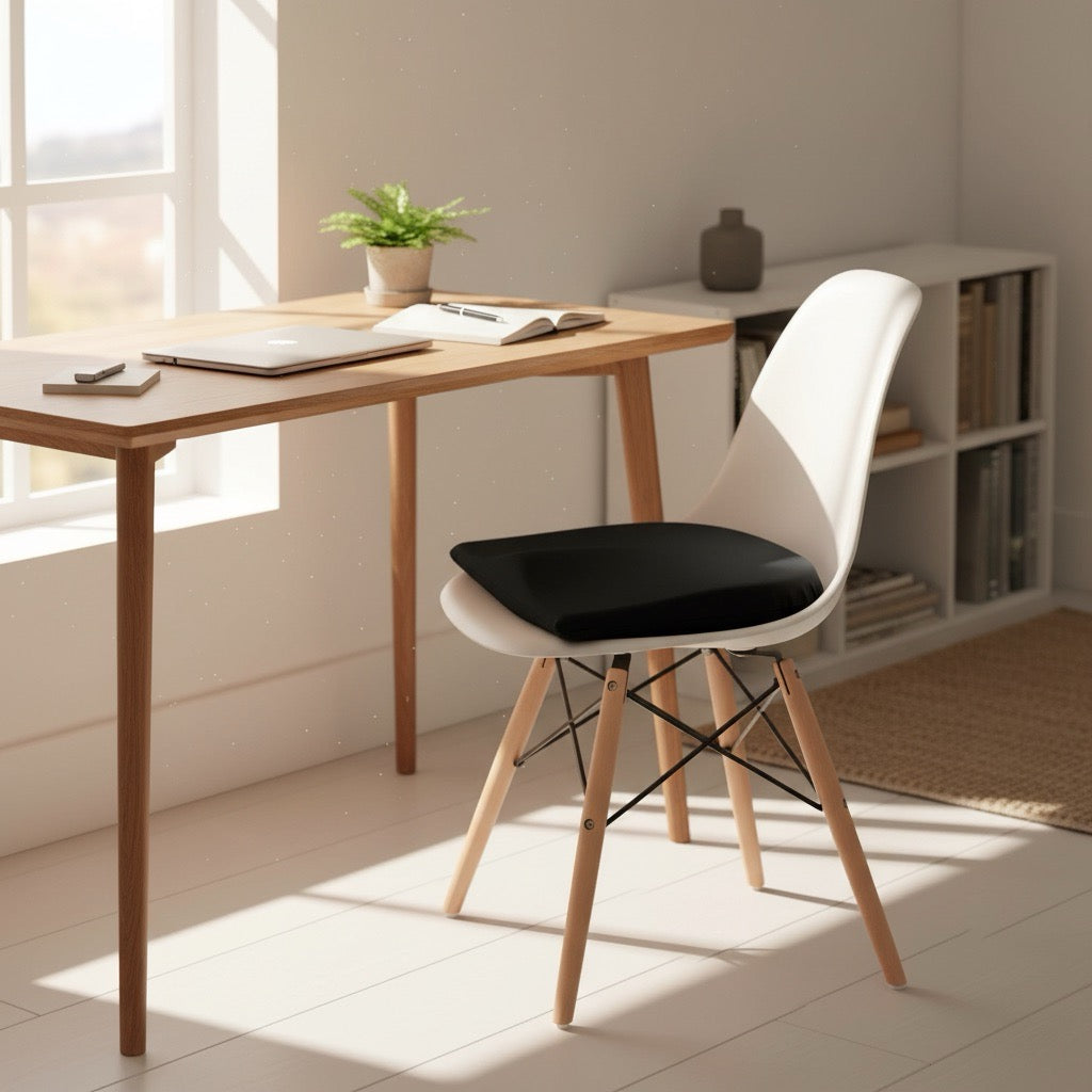 Coussin d'assise ergonomique en forme de cale
