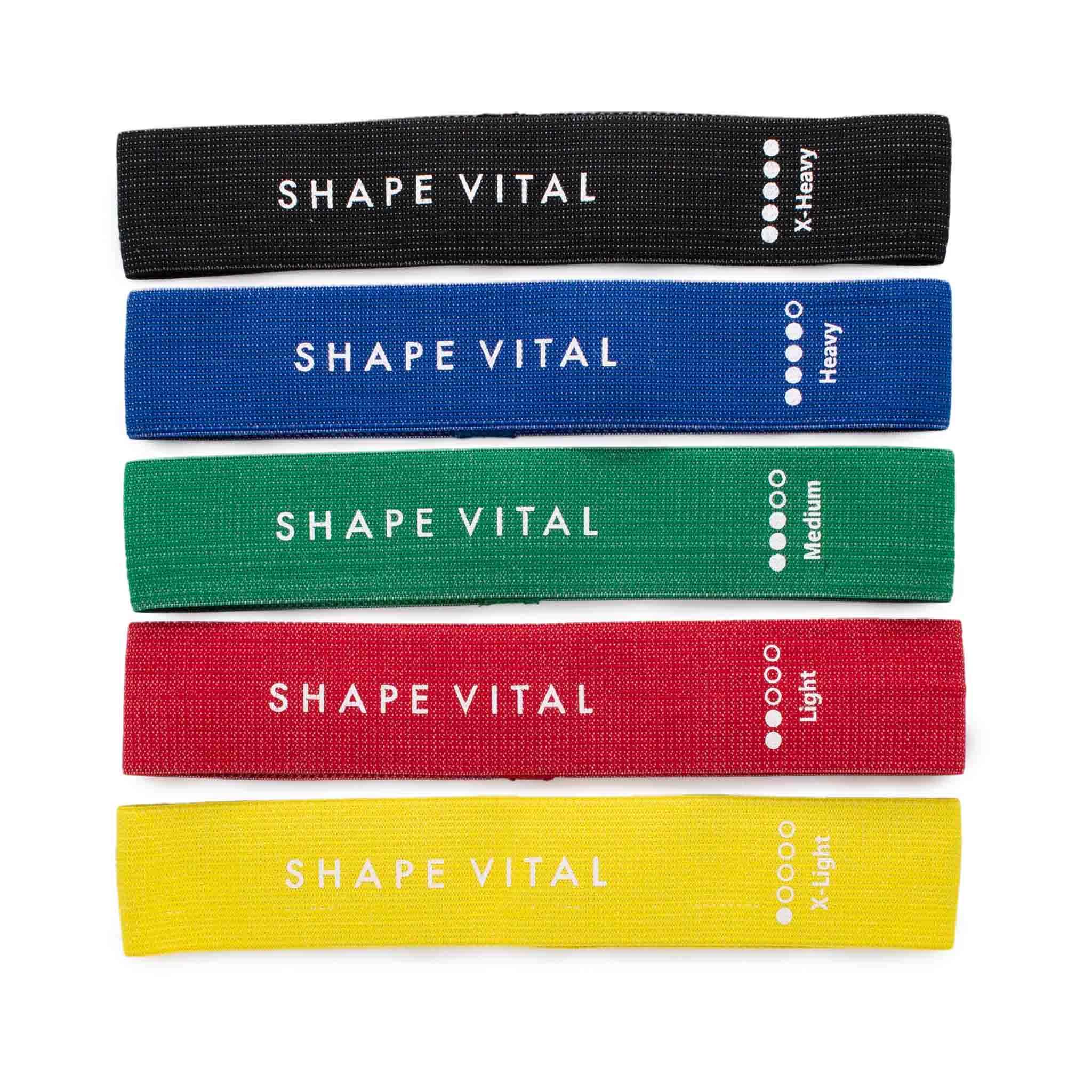 Bandes de fitness bouclées en tissu