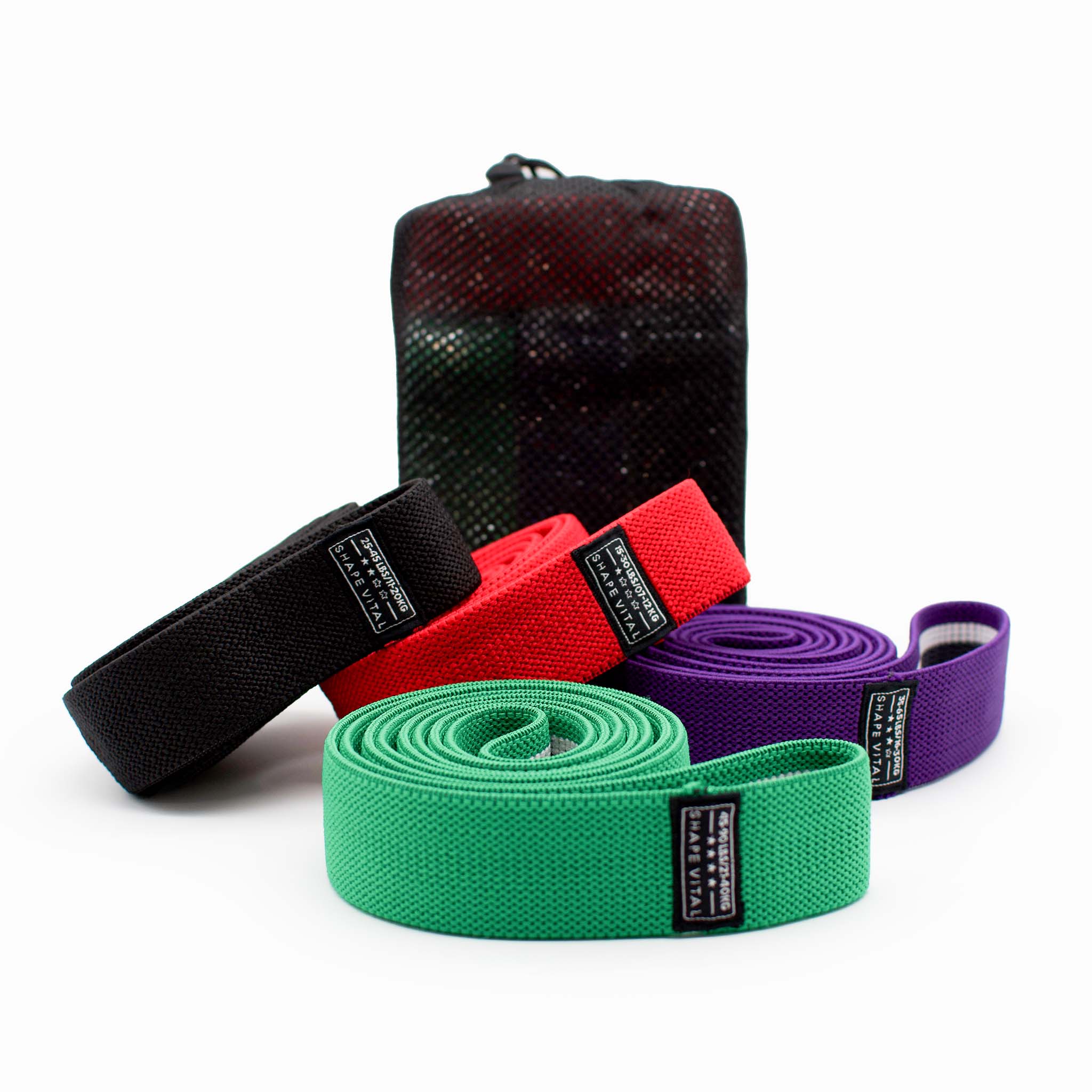 Bandes de fitness en tissu