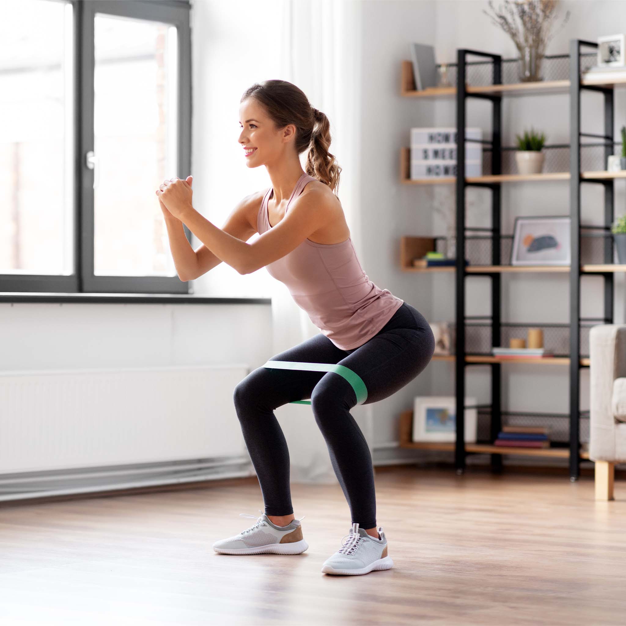 Bandes de fitness bouclées en tissu